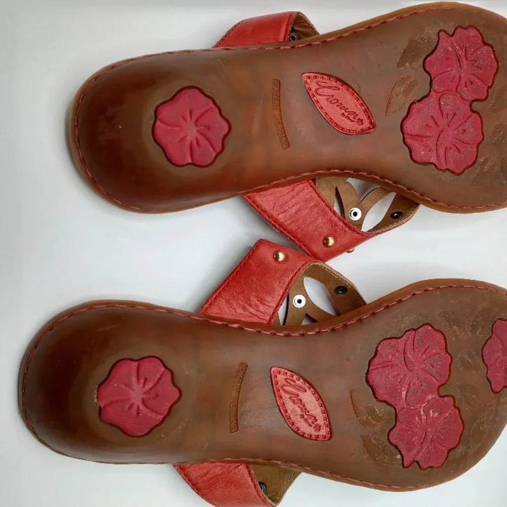 Crown by Born Orange Sandals - Size 7